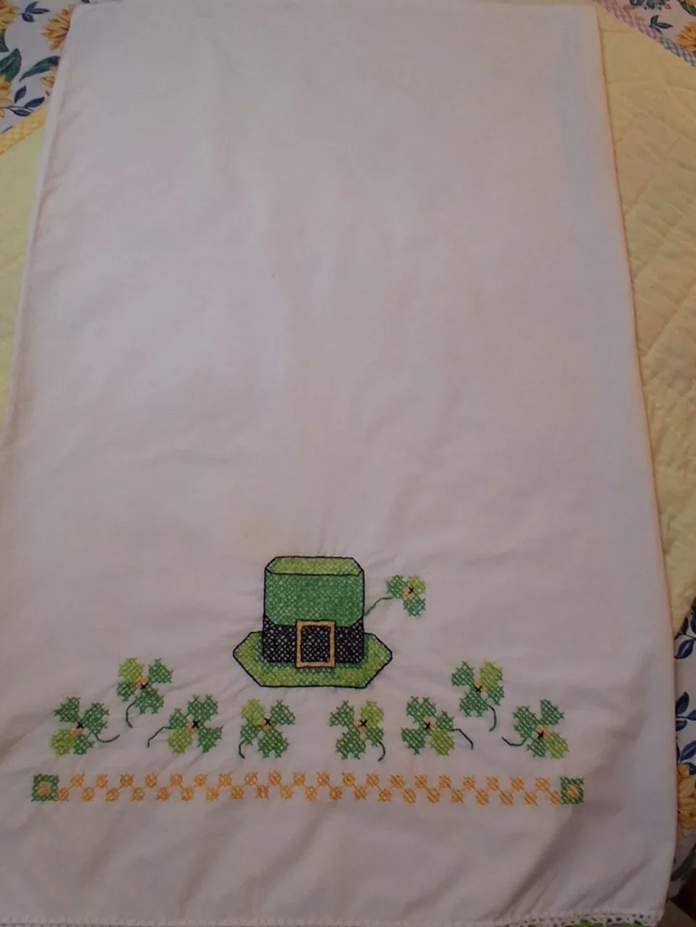 Embroidered Pillow Case (quantity 1)
